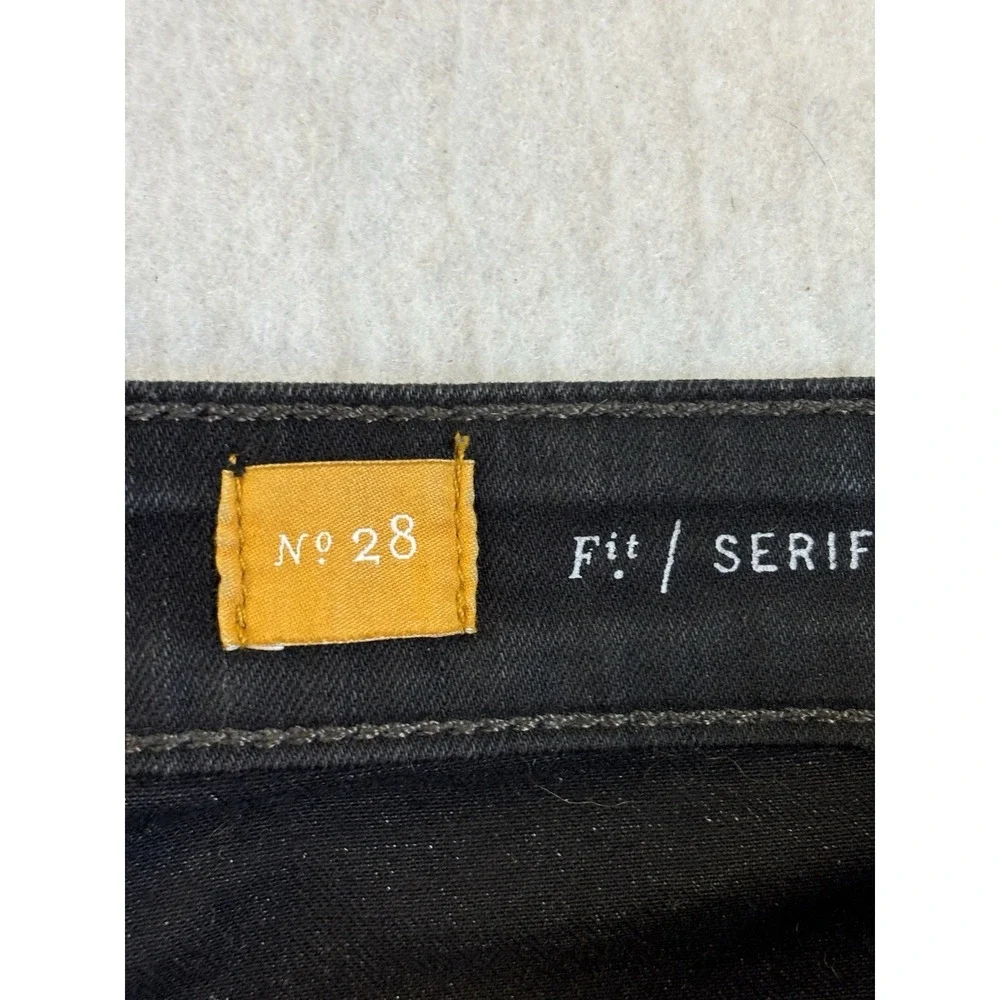 Pilcro And the Letterpress Womens 28 Black Zipper Ankle Pants Sexy Baddie Rocker